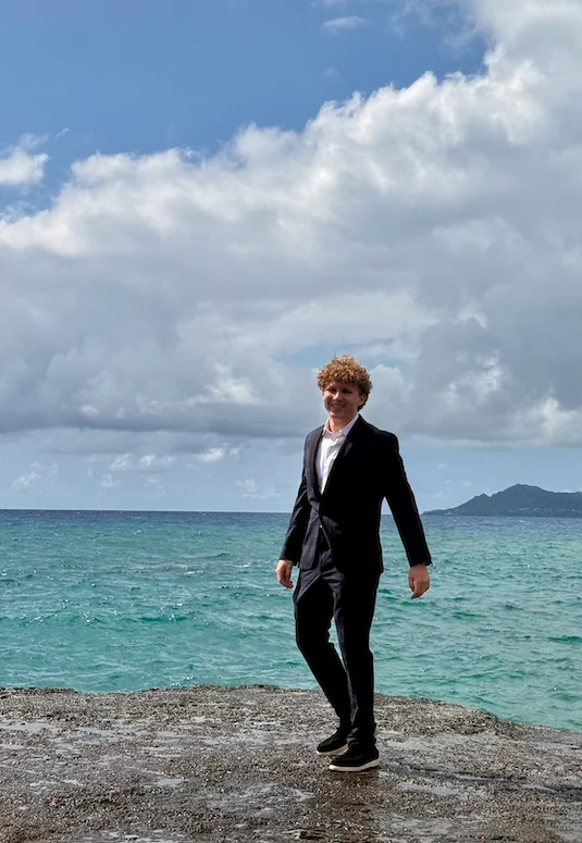 Raymond Prosek on the water in Hawaii